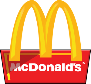 Logo van McDonald's keten