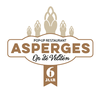 Logo van Asperges op de velden editie 6